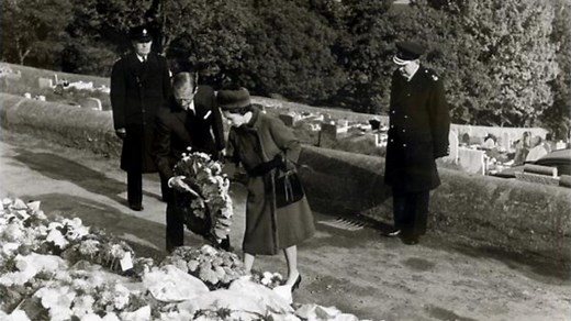 The Queen visits Aberfan days after the disaster: 1966