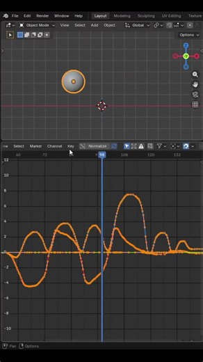 #animation feature in #blender to speed up your workflow, great for timing and spacing reference.