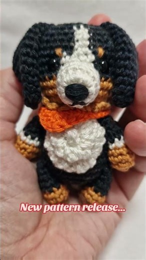 Bernese Mountain Dog PDF Crochet Pattern