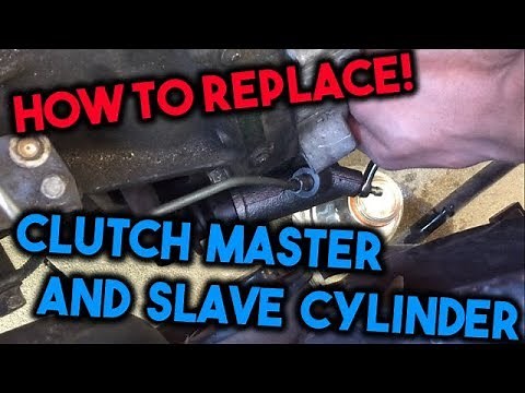 How To Replace Clutch Master and Slave Cylinder (1994-2001) Acura Integra!!!