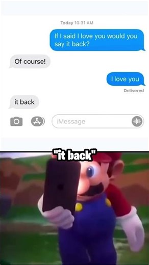 That 'It Back' Hit Different 💔 #mario #memes #relatable