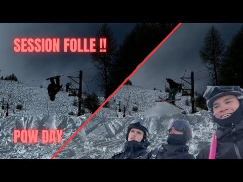 LA MEILLEUR SESSION DE SKI DE NOTRE VIE (Backflip, 360, poudreuse parfaite) // Ski Vlog à Praloup