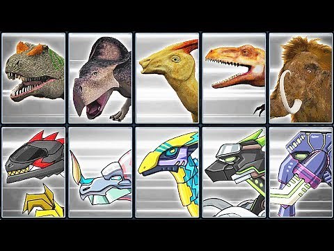 3D Dino Skeletons + Dino Robot Corps #3 | Eftsei Gaming