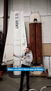 5.1K views · 145 reactions | Check out this hidden treasure in our Flight Discovery Center, a Nike Hercules surface to air missile. #aerospace #missile #nike | Air Zoo | Facebook