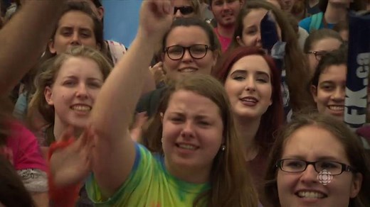 Rick Mercer rallies voters at St. FX University on the Rick Mercer Report. #RMR http://bit.ly/1VDZSW5 | CBC