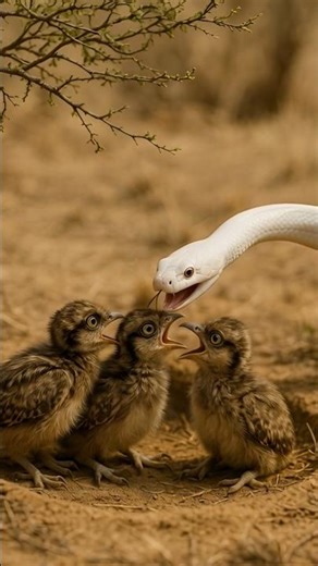 Owl Saved Baby Birds From Deadly Snake Attack! | #trending#viral
