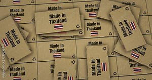 Made in Vietnam box production line. Manufacturing and delivery. Product import and export.