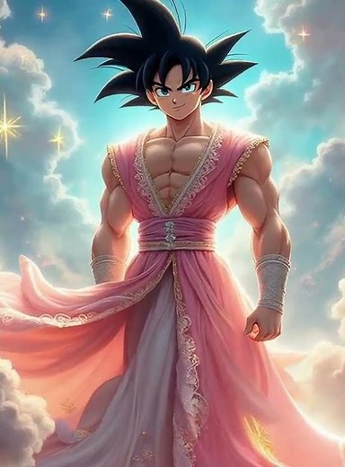 "😂 Watch Goku Wear A Women's Dress! The HILARIOUS Transformation You Won't Believe! 👗💥"