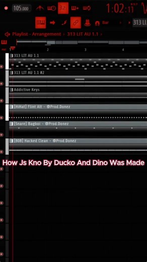 HOW JS KNO BY DUCKO WAS MADE IN 60 SECONDS! #ducko #flint #fyp #producer