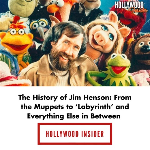 The History of Jim Henson: From the Muppets to ‘Labyrinth’ and Everything Else in Between | Read the full article at https://buff.ly/4aJenQO | @hollywoodinsider #jimhenson #puppetry #themuppets #sesamestreet #samandfriends #thedarkcrystal #fragglerock #labyrinth #muppetshow #puppets | Hollywood Insider | Facebook