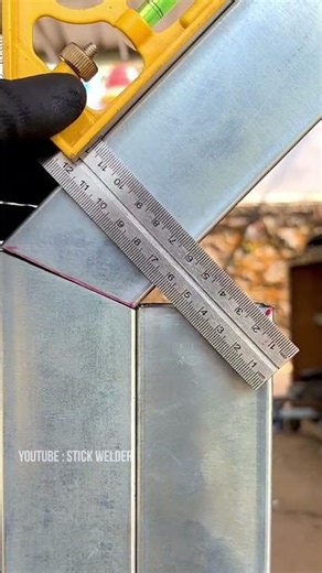 an easy trick for cutting square pipe joints that is rarely discussed