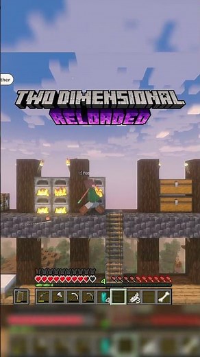 Mod Showcase: Two Dimensional Reloaded#vtuber #minecraft #minecraftmods #shorts