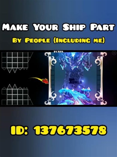 Create your own ship part! #geometrydash #gd