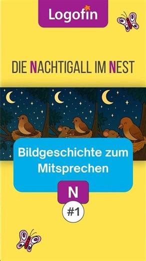 Picture story to say along with – practice the N sound