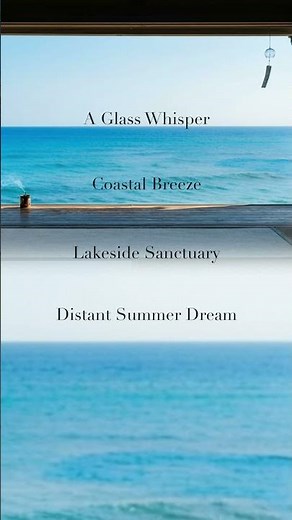 Summer Silence : Wind Chime & Ocean from a Minka | 8 Hours (#Shorts)