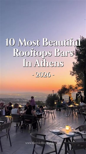 10 Most Beautiful Rooftop Bars in Athens! Our picks of the most breathtaking rooftop bars in Athens 2026 - fantastic sunsets! #rooftopbar #athenstravel #athensvibe #todoathens #athina Athens rooftop bars Sky bars Athens Best view Athens Best bars in Athens Athens 2026 Athens restaurants Rooftops in Athens Travel tips Athens Athens guide To do in Athens Greece travel