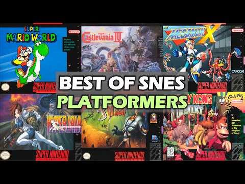 TOP 45 BEST PLATFORMER GAMES ON SNES || SNES GAMES