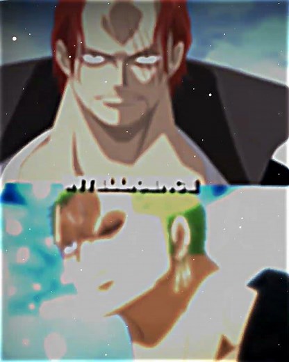 shanks vs zoro