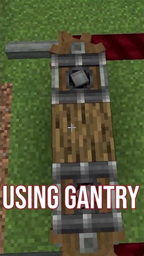 How to make the #create Mod Gantry Shaft move back and fourt - #minecraft #shorts