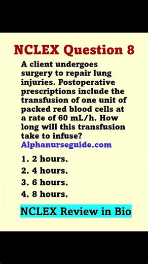 NCLEX Questions and Answers: Nursing Dosage Calculation | NCLEX Review
