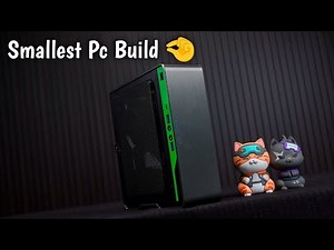 Smallest PC Build Ever! 🖥️ Tiny but Powerfull | intel ultra 5 225 in InWin Chopin MAX chassis