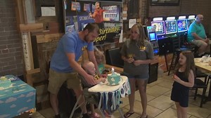 Little boy celebrates first birthday with WNEP theme