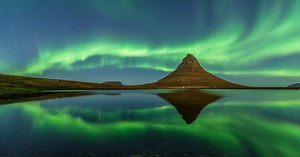 The Northern lights in Iceland