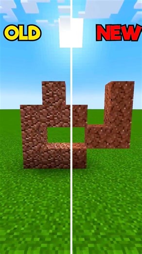 Minecraft Old Vs New💀 (World's Smallest Violin) #minecraft #shorts