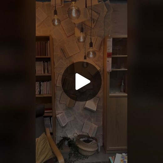 I am so in love with this display @IKEAUK Lakeside. What an alternative use for books. I love to reuse books in my crafting and if I had somewhere to recreate this I would. #bookdisplay #shoppingdisplay #reusebooks #upcyling #boho #alternativeuses