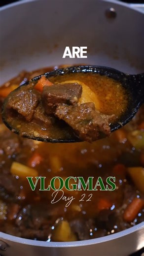 Kay-Lani Rivera | The Rivera Family on Instagram: "Cook dinner with me 👩🏽‍🍳 For dinner we are having beef stew 🥩 • Ingredients Sofrito Adobo Onion powder Garlic powder Oregano powder Sazon Roasted beef base Carrots Potatoes Celery (I didn’t have any but would usually add it) Cilantro Fresh Garlic Cook for about an hour on medium heat or until meat becomes tender 😋 #vlogmas #cookwithme #dinnerideas #beefstew #familydinners"