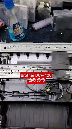 Brother DCP-T420w print test