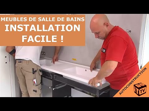 Comment installer facilement des meubles de salle de bains ?