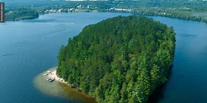 The ‘Island’ in Island Pond now designated part of Brighton State Park