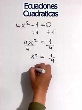 Ecuaciones Cuadraticas Facil y Rapido #maths #algebraicamente #matematicas #ecuaciones