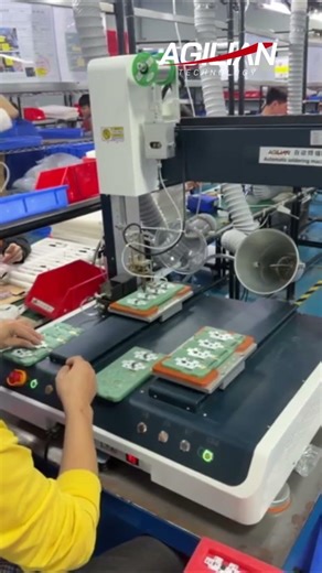 Automated Soldering On A Production Line | Agilian Technology #manufacturing #pcb