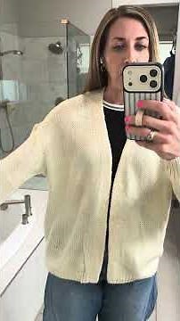 Chunky Knit Cardigan Review | Cozy Fall Fashion Essential