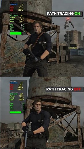 Resident Evil 9 Path Tracing ON vs OFF | RTX 4070 Laptop Benchmark (FPS & Graphics Comparison)