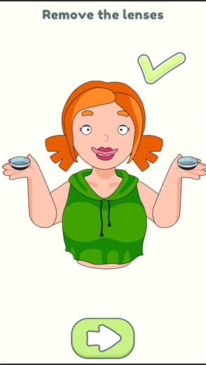 Dop 2 (Delete One Part) Level-33 Remove the lenses #viralvideo​ #shorts​ @usmanplayz7722