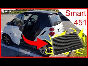 How to replace the cabin air filter on a Smart ForTwo