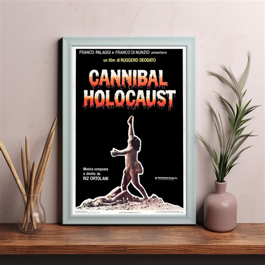 Cannibal Holocaust Movie Poster - Vintage Film Art - Ruggero Deodato - Horror Survival - Printable Digital Download - Etsy