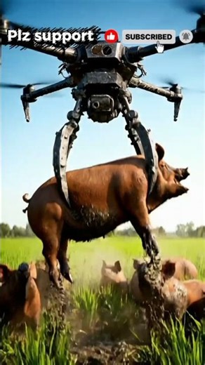 "Drone Attack on Wild Boars!" #villagelife#smartfarming#rurallife#farmingtraditions#farming101