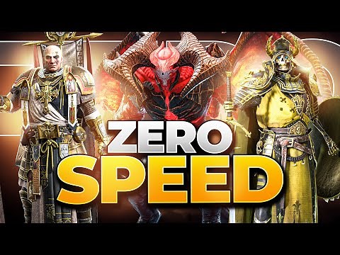 10 CHAMPS You Should BUILD with NO SPEED! 🐢🐢