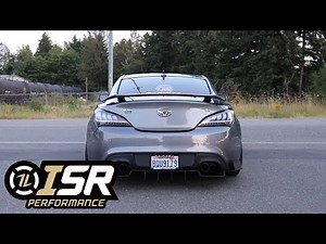 Genesis Coupe 3.8 ISR Race Exhaust Revs + Pulls