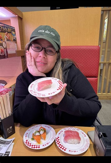 Quanto custou comer em um sushi de esteira no Japão. Acharam que caro ou barato? #viagemjapao #japao #sushi #quantocustacomer