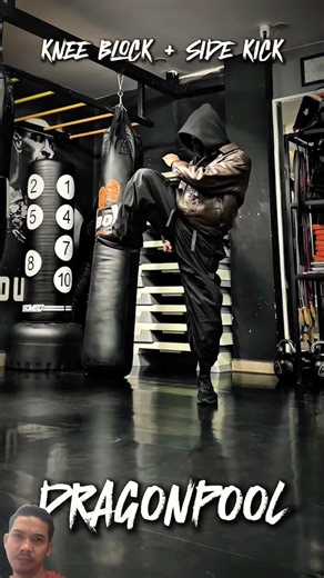 Knee Block ➜ Side Kick 💥 Smart Counter