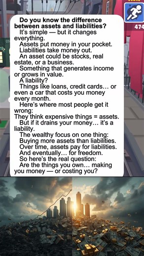 Assets vs Liabilities (Explained in 30 Seconds)