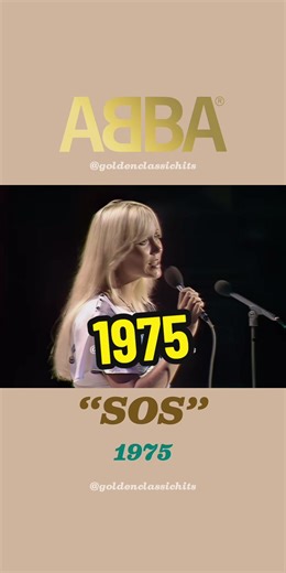 ABBA's Iconic 'SOS' Performance from 1975