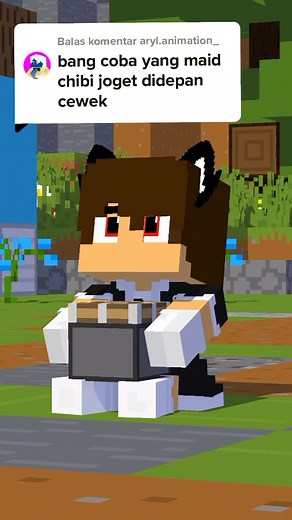 Dancing Maid in Minecraft | Bagas Craft Animation