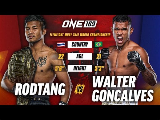 Rodtang Was Pushed To The Limit ⚡ Full Fight vs. Walter Goncalves