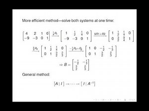Linear Algebra - Matrix Inverse